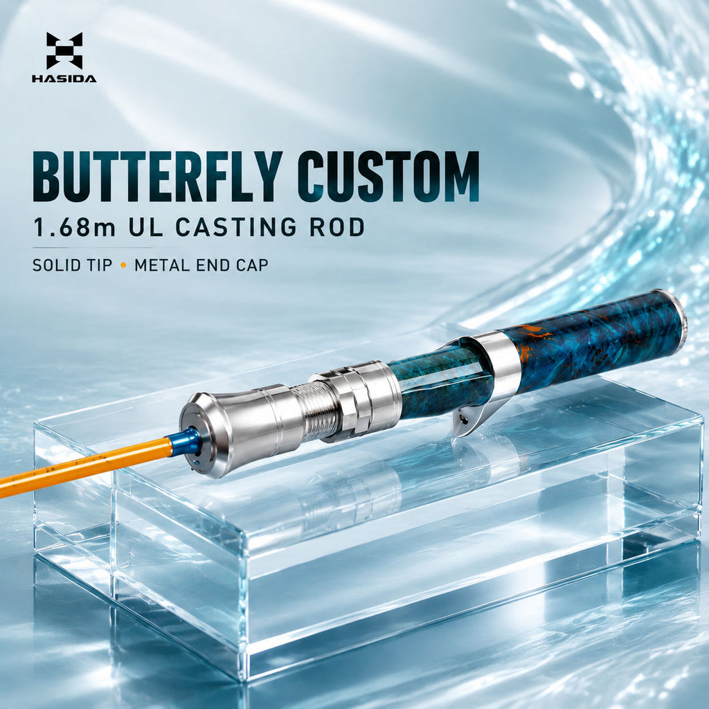 High-Performance Ultralight Carbon Butterfly UL Casting Rod