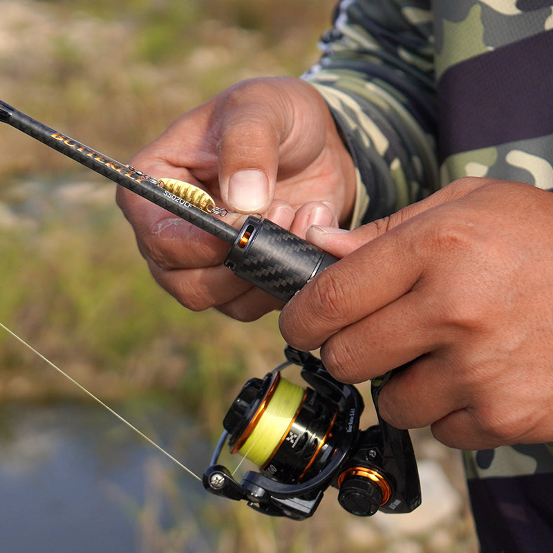 Butterfly II Ultralight Carbon Fishing Rod Fast Action Long Distance 1.5m to 1.8m