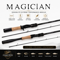 Canne MAGICIAN Toray T1100G 46T Ultra Légère