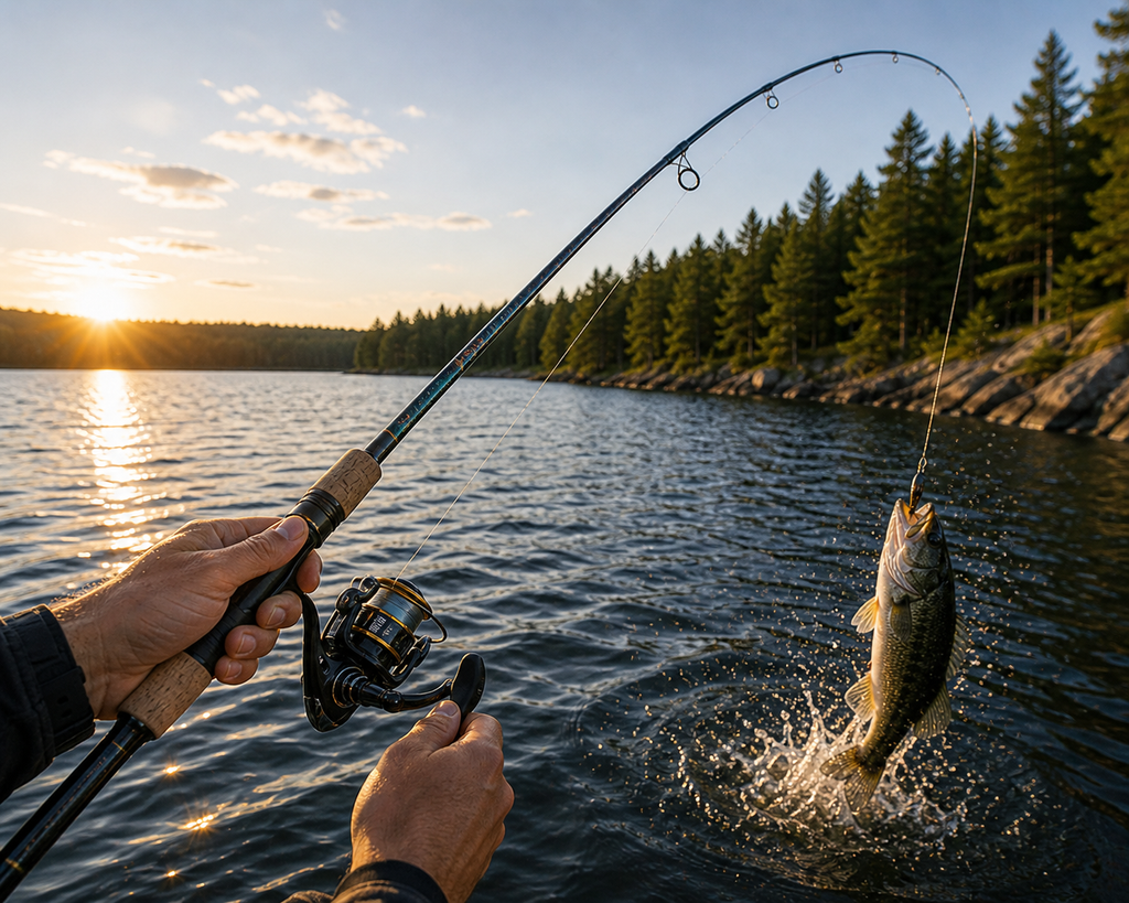 Canne à pêche Vanliant carbone – Haute sensibilité avec pointe solide