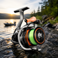 Moulinet Spinning MS-X léger – Pré-embobiné avec fil inclus