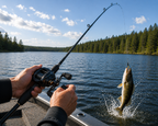 Canne à pêche Vector carbone Spinning Casting haute