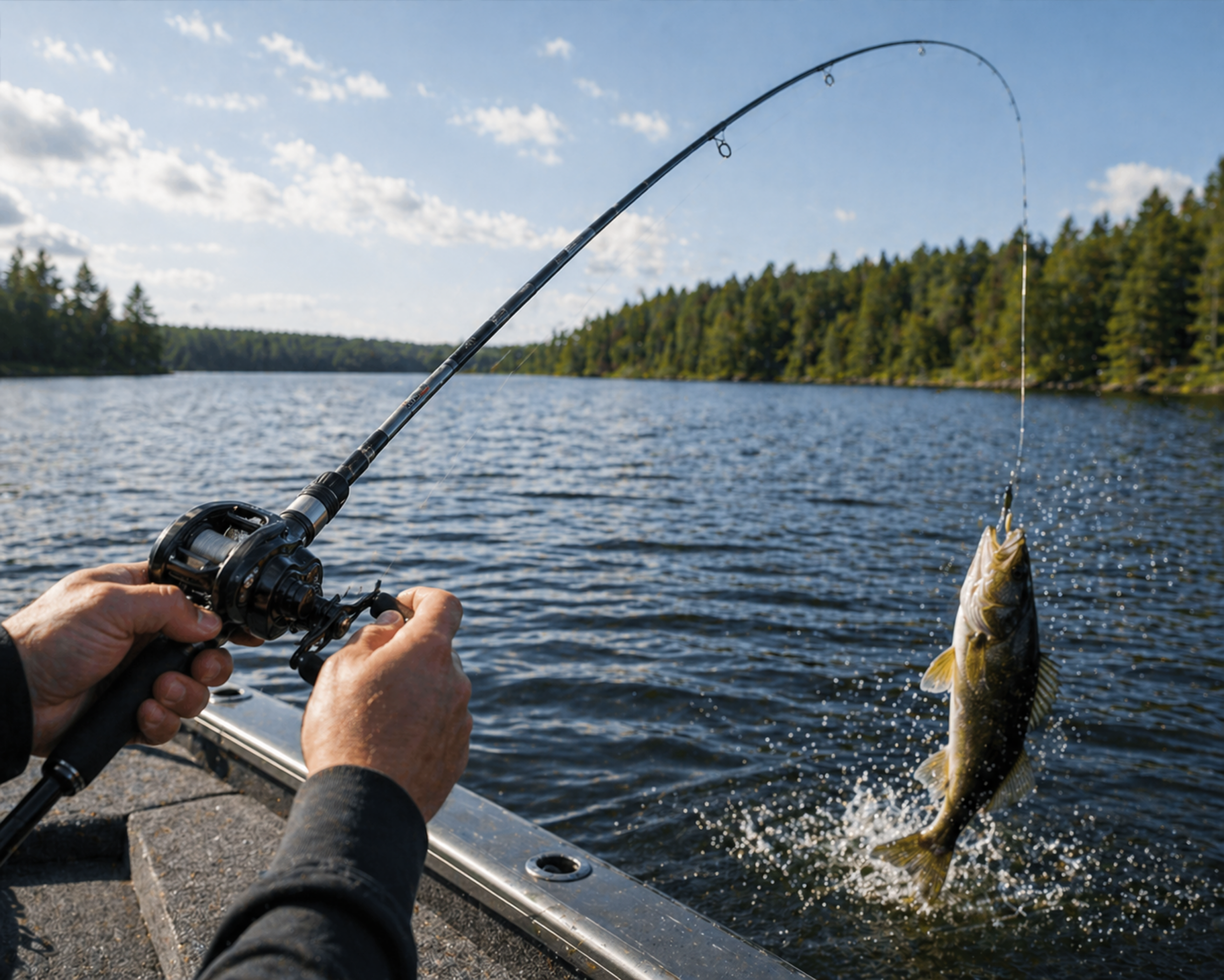 Canne à pêche Vector carbone – Spinning & Casting haute performance (Doré, Achigan, Brochet)