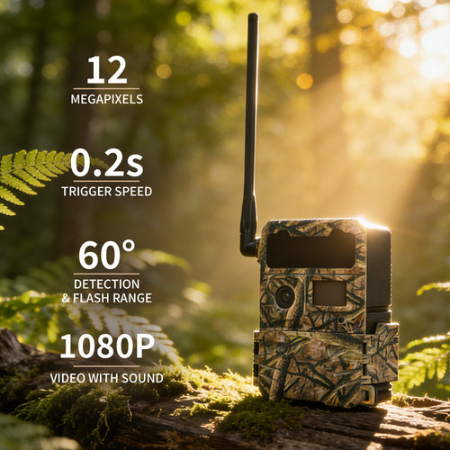 Caméra de chasse cellulaire 4G LTE T100 Pro