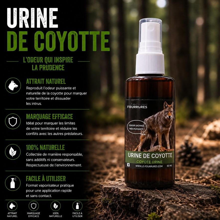 Urine de Coyotte 60ML - Fourrures QC