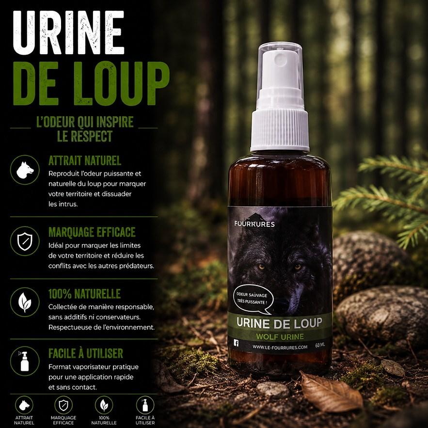 Urine de Loup 60ML - Fourrures QC