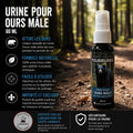 Urine pour Ours Mâle 60ML - Fourrures QC
