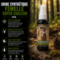 Urine Synth. Femelle Super Chaleur 60ML – L'ATOME Longue Distance | FABRIQUÉ AU QUÉBEC